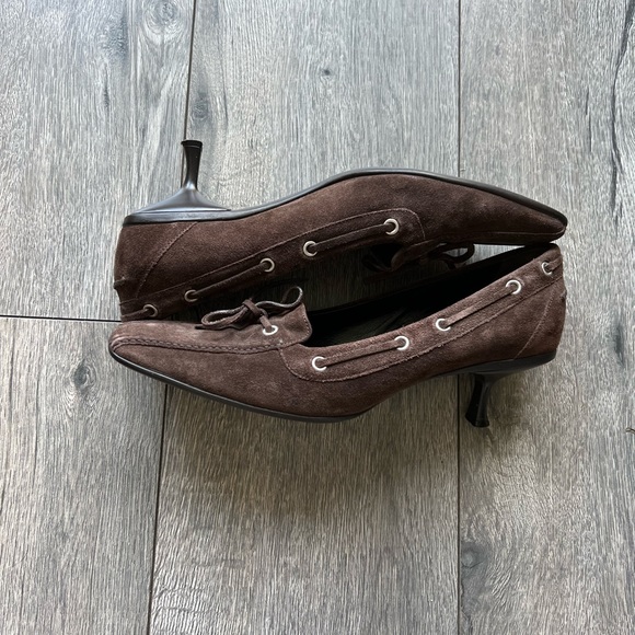 Vintage Prada kitten heel Mocassin - Picture 2 of 10